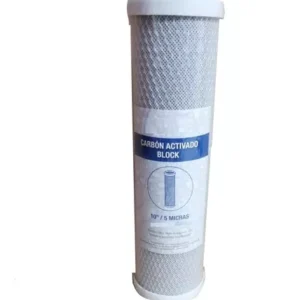 CARTUCHO DE CARBON BLOCK 10" 10 MICRAS