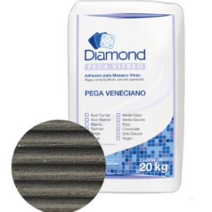 PEGA AZULEJO PEGAMENTO GRIS OBSCURO PARA MOSAICO BULTO DE 20 KG
