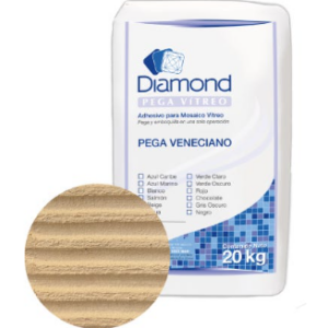 PEGA AZULEJO PEGAMENTO BEIGE PARA MOSAICO BULTO DE 20 KG